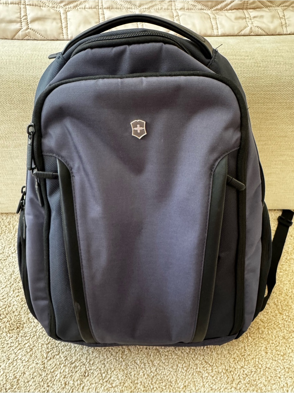 Victorinox Navy Blue Travel Backpack with Protective Padding